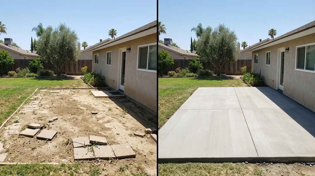 Stamped Concrete Patio Ideas for Bakersfield Backyards