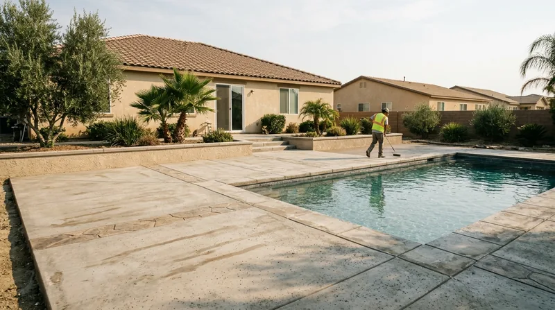 Concrete Pool Decks Bakersfield